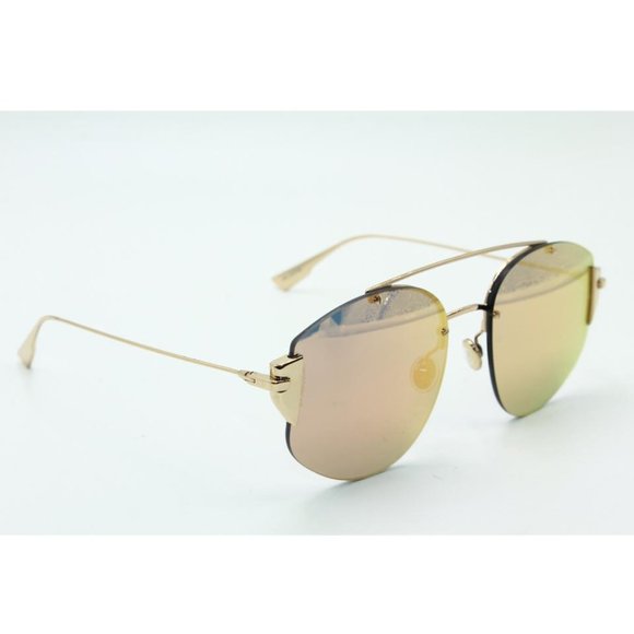 BRAND NEW DIOR STRONGER J5G0J Gold/Pink Sunglasses - Picture 3 of 8